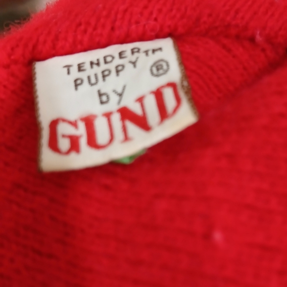 Gund Tender Puppy, 12in. Sweater removable, some pilling. Soft,Clean & Like New - Picture 8 of 8